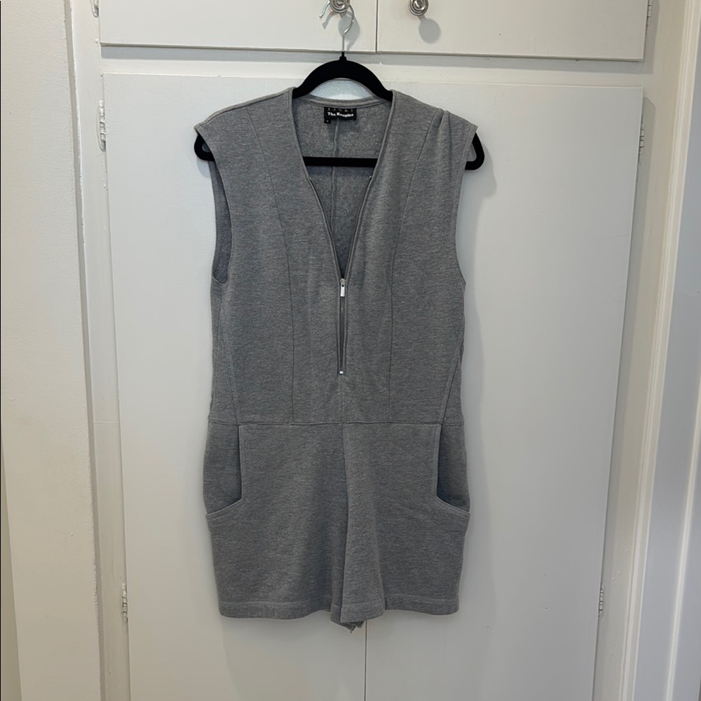 The Kooples Sleeveless Zip-Up Romper